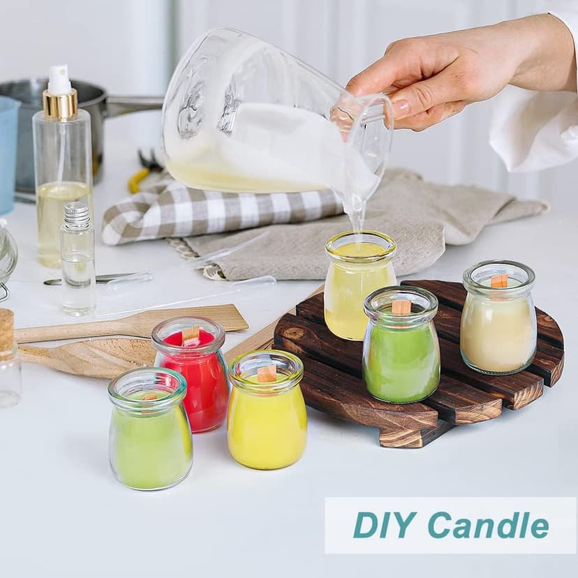 40 Pack Glass Favor Jars with Cork Lid, 3.4 oz Small Glass Bottles for Wedding Favor, Baby Shower, Party Favor, Gift Jars for Candy, Bonus Twine and Labels