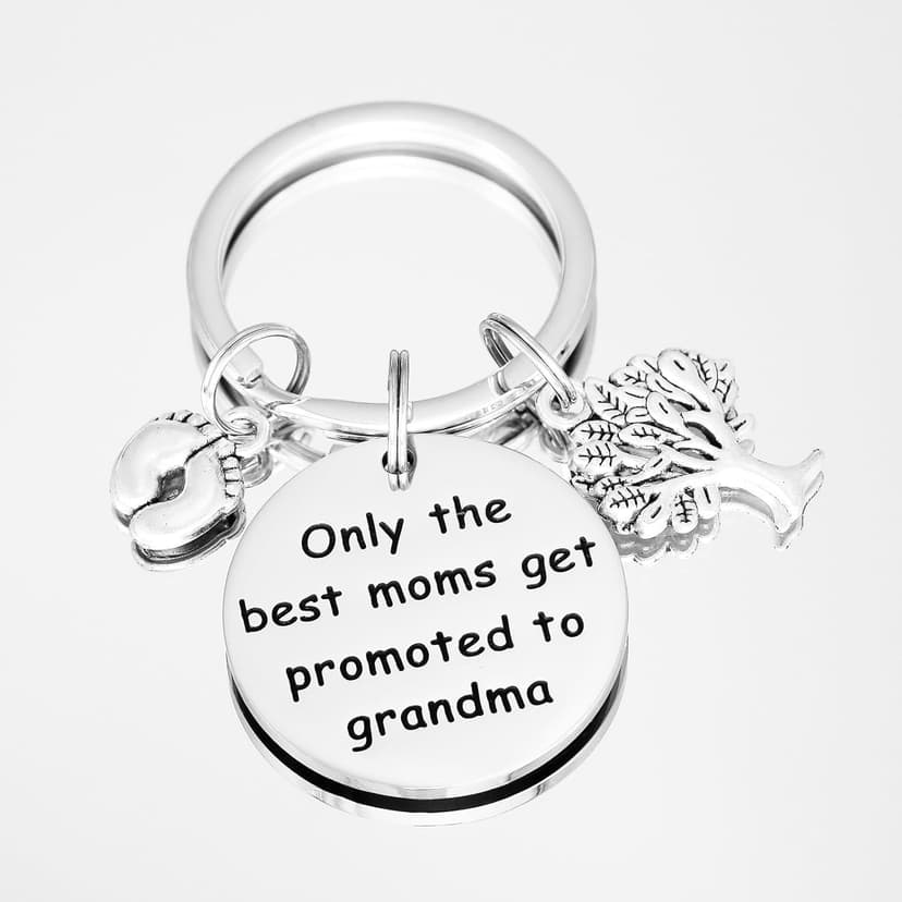 Kivosliviz New Grandma Gift Keychain Grandmother Announcement Gift First Time Grandma Gifts Key Chain