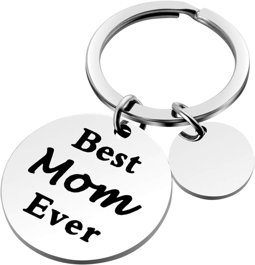 Mothers Day Gifts, Mom Gifts from Daughter for Birthday, I'll Always Be Your Little Girl, You Will Always Be My World, Best Mom Ever Keychain for Valentines Day Christmas Stocking Stuffers