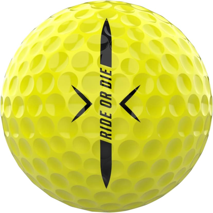 P*ss Missile Distance Golf Balls - 4-Piece Design, Surlyn Cover, High Compression Core - Lower Spin, Better Trajectory for Longer, Straighter Shots