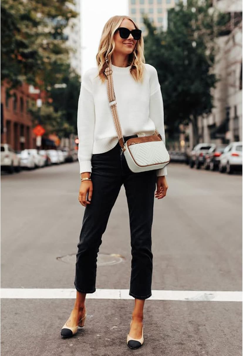 BOSTANTEN Quilted Crossbody Bags for Women Vegan Leather Purses Small Shoulder Handbags with Wide Strap