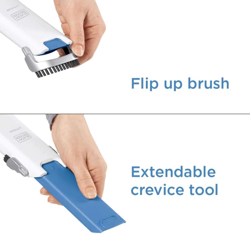 BLACK+DECKER dustbuster Handheld Vacuum, Cordless Car Vacuum Portable 12V, with Rotating and Extendable Nozzle (HHVI320JR02)