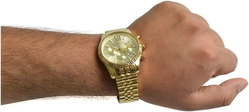 Michael Kors Lexington Men's Watch, Stainless Steel Bracelet Watch for Men