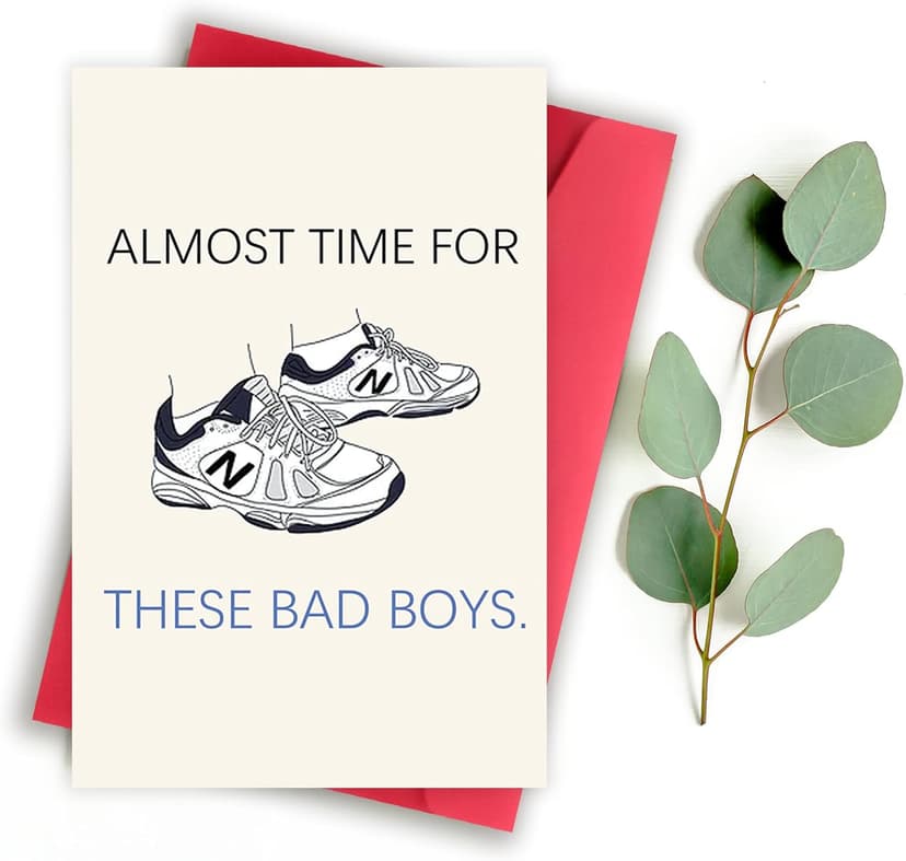 Funny Father's Day Card for Husband, New Dad Gifts from Wife, First Time Dad Gifts Hilarious Shoes