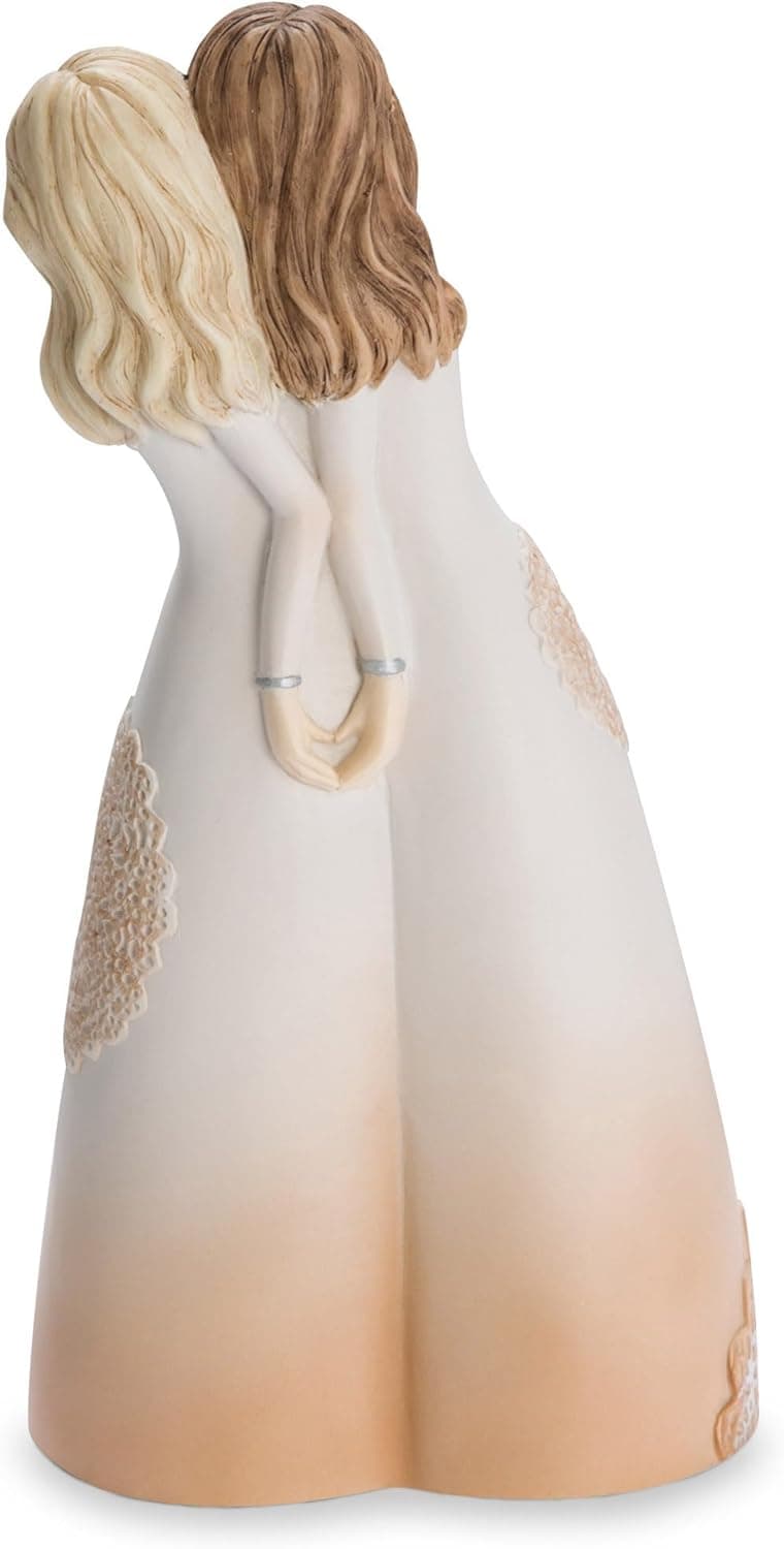 Pavilion Gift Company 19110 Forever Friends Figurine, 5-1/2", White, Rose