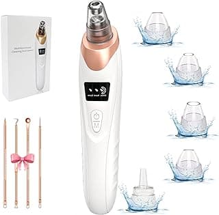 2025 Blackhead Remover Pore Vacuum,Facial Pore Cleaner-5 Suction Power,5 Probes,USB Rechargeable Blackhead Vacuum Kit Electric Acne Extractor Tool for Adult