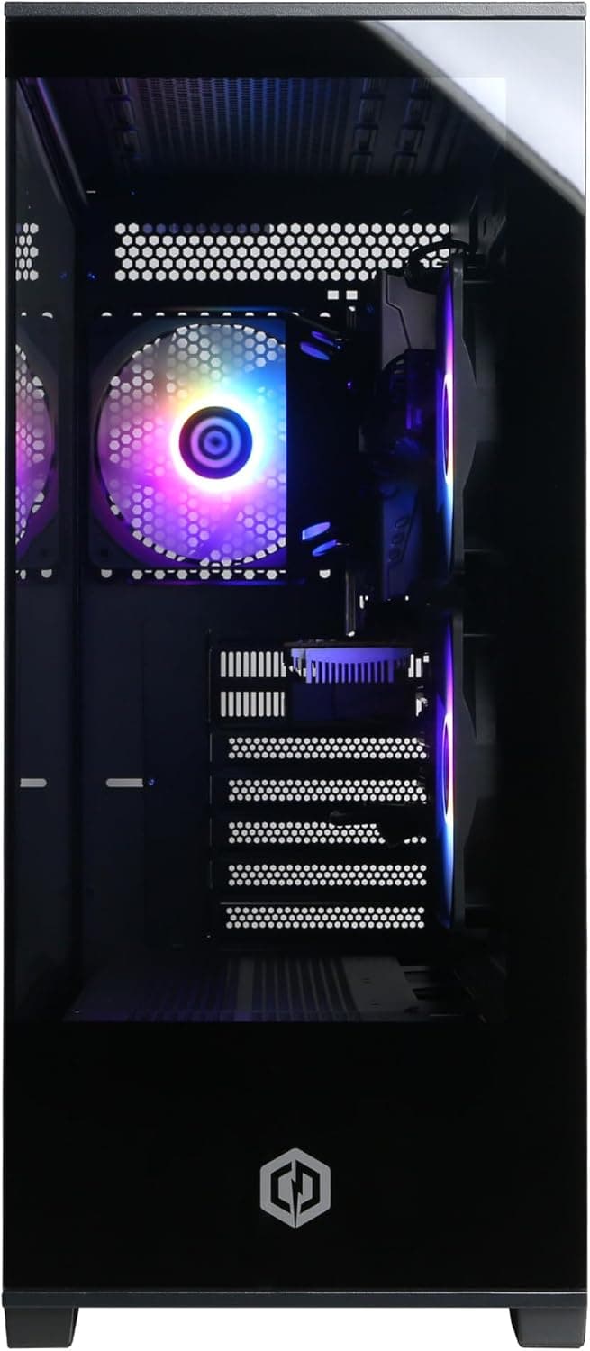 CyberPowerPC Gamer Master Gaming PC, AMD Ryzen 5 5500 3.6GHz, Radeon RX 6400 4GB, 16GB DDR4, 500GB PCIe Gen4 SSD, WiFi Ready & Windows 11 Home (GMA3100A)