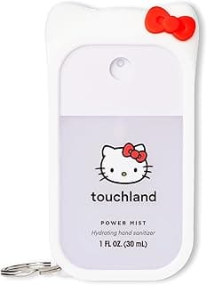 Touchland x Hello Kitty® Hand Sanitizer + Mist Case, Scented & Stylish Hydrating Sanitizer Spray Bundle, Travel Size, Dye Free