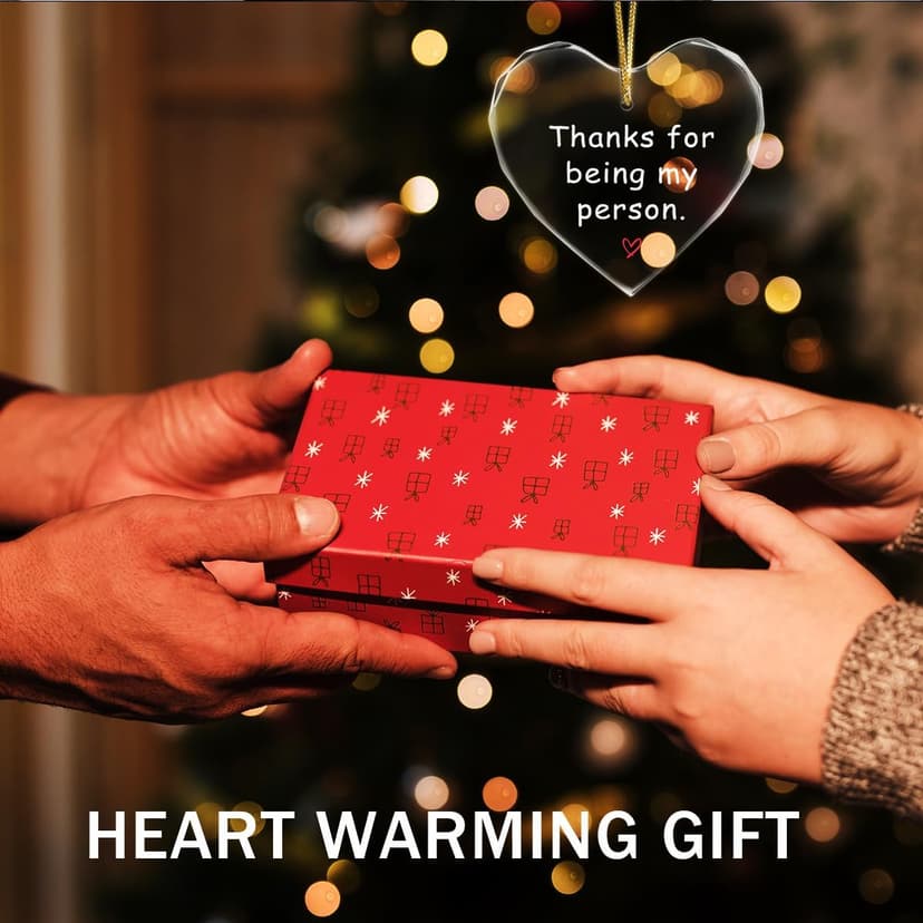 Thanks for Being My Person Gifts,Thank You GITS for Women Appreciation Gift for Friends,Crystal Hanging Ornament