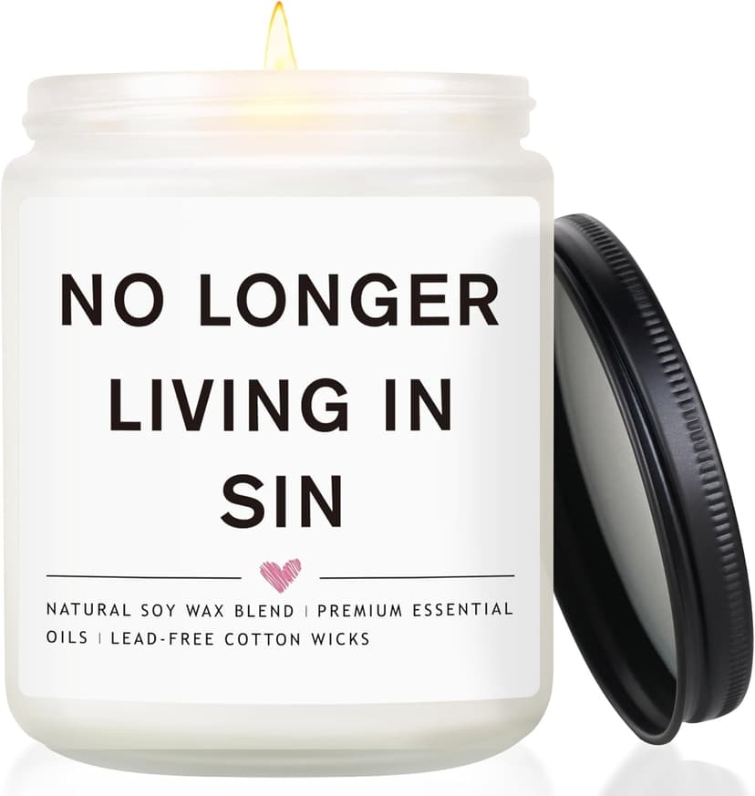 Wedding Gifts for Newlyweds, Engagement Gifts for Couples Newly Engaged, Funny Couples Present, Bride and Groom Gift, Wedding Candles