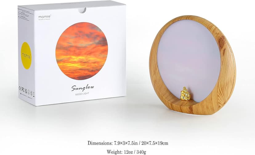 mamre Sunset Lamp Anniversary Wedding Valentine’s Day Gift Ideas, Sunset Glow Light Centerpiece Table Decorations Gifts for Mom Birthday Gift, The Beautiful Sunset We Share