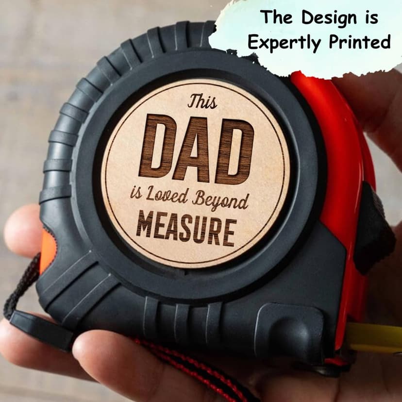 Gossby Tape Measure for Dad - Fathers Day, Birthday, Christmas - Woodworking, Carpenter Tool Gift for Men