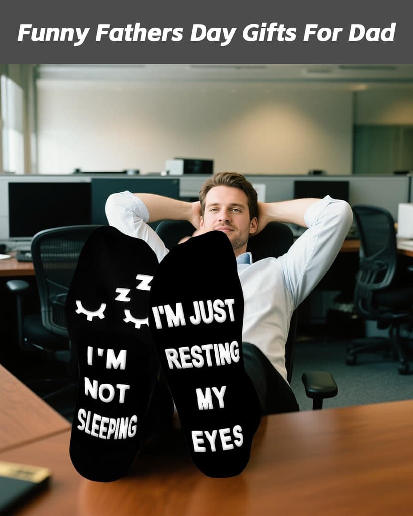 Vitery Stocking Stuffers for Men Teens Adults, White Elephant Gifts for Adults Funny Socks Christmas Essentials