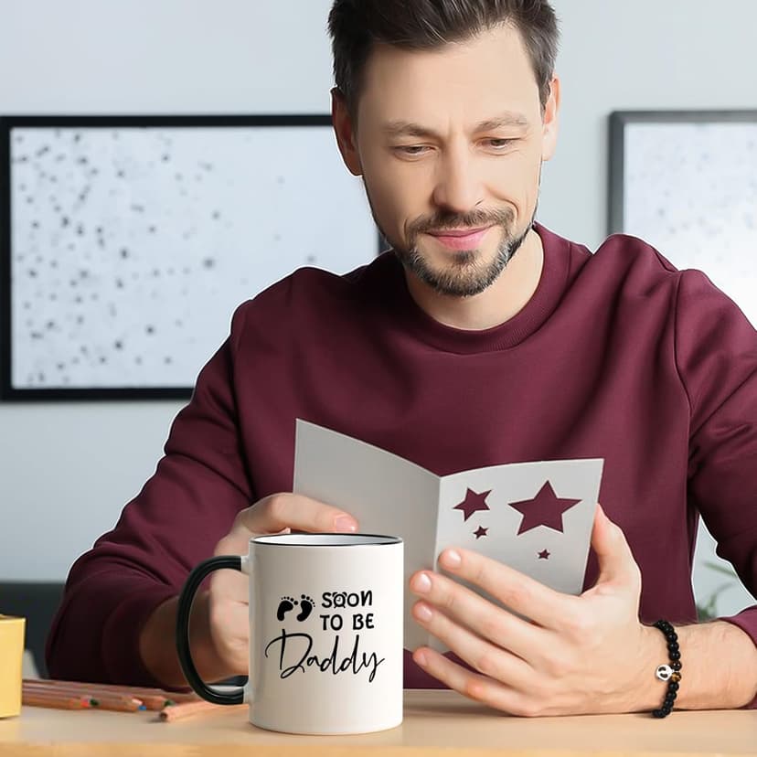 YHRJWN New Dad Gifts, Christmas Gifts for New Daddy, Father to Be Gift, Expectant Dad Gift, Soon to Be Daddy Set