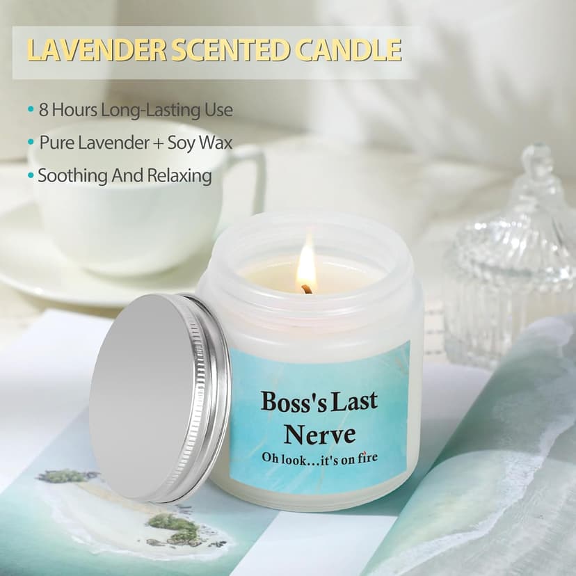 Boss Lady Gifts for Women, Bosses Day Gifts for Women, Best Boss Christmas Gift with Canvas Tote Bag, Funny Cool Box for Bosses Female, Office Leader Appreciation Gift for Birthday Boss's Day