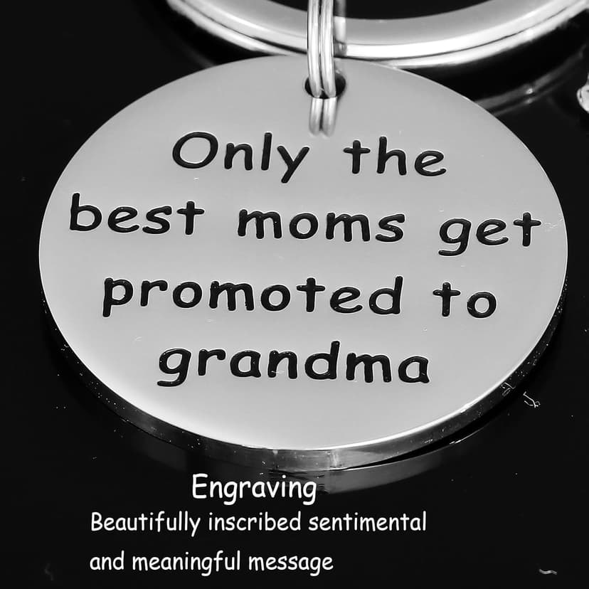 Kivosliviz New Grandma Gift Keychain Grandmother Announcement Gift First Time Grandma Gifts Key Chain