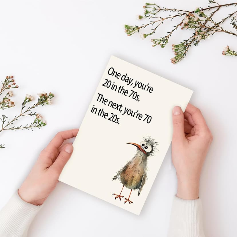 70th Birthday Card, Gifts for 70 Year Old Dad Mom, 70th Birthday Gifts for Men Women