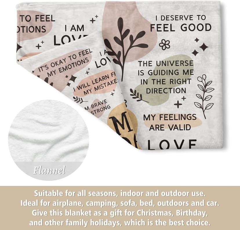 BaubleDazz New Mom Gifts Blankets, Pregnancy Postpartum Gender Reveal First Time Mommy Present, Mothers Day Birthday Gifts for Mom(50"X 60")