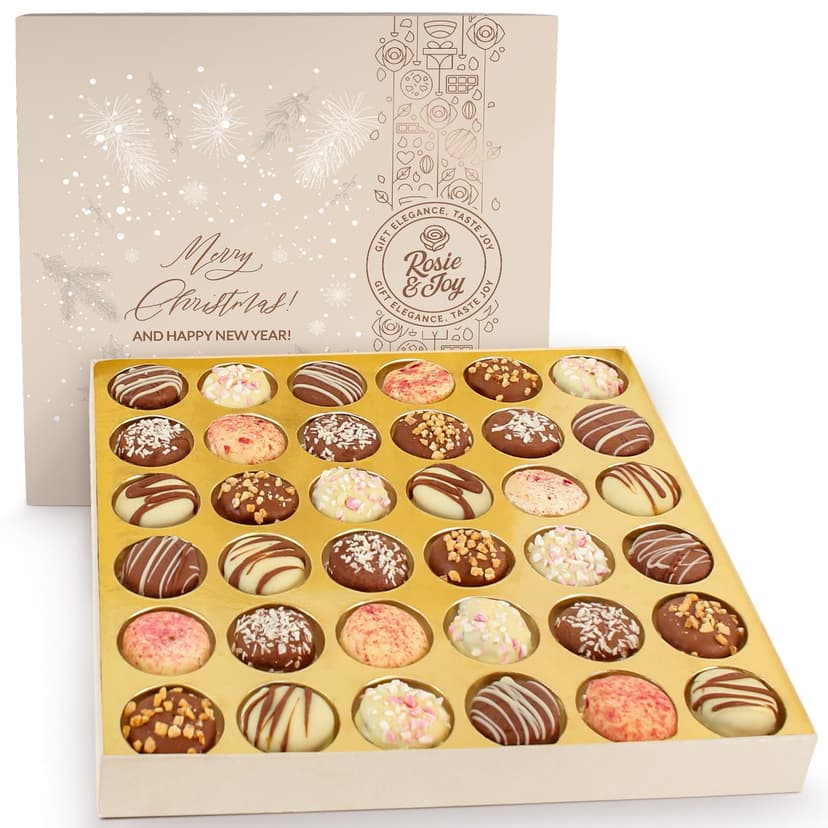 Christmas Cookie Gift Basket - 36 Gourmet Christmas Cookies | Holiday Cookies, Christmas Gift Ideas for Coworkers, Family, and friends - Made in USA