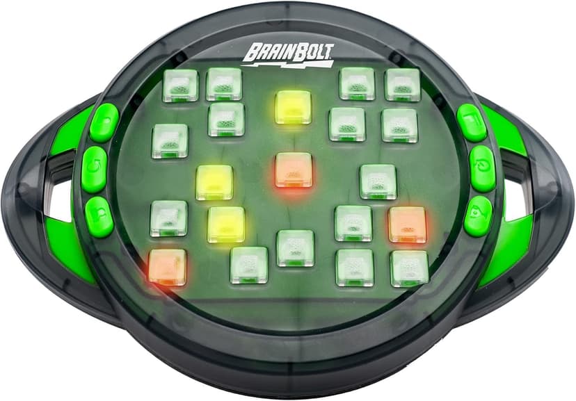 Educational Insights BrainBolt - Handheld Memory Game with Light and Sound, Electronic Brain Games, Single Player Brain Teasers for Kids Teens, & Adults, Gamer Gifts for Boys & Girls Ages 7+