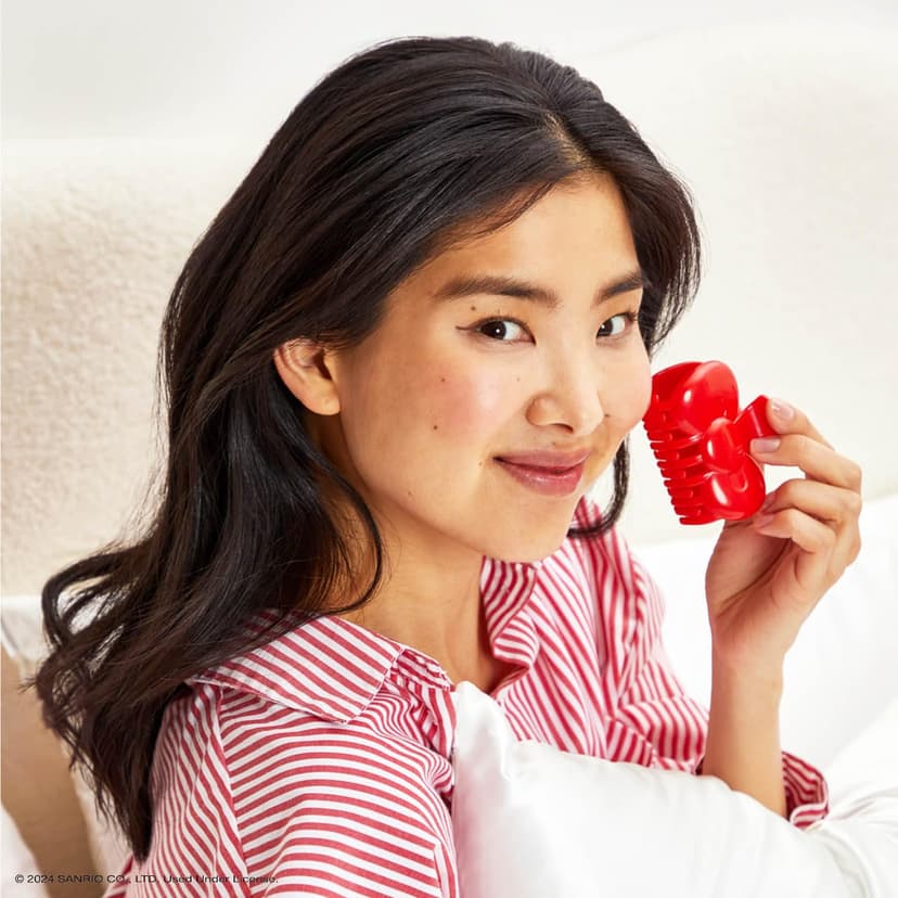 Hello Kitty x Kitsch Hair Clips for Women - Durable, Strong Hold All Day, Cute Claw Clips, Hello Kitty Stuff for Girls | Ideal Gifts for Women - Red Bow Shape, 1pc
