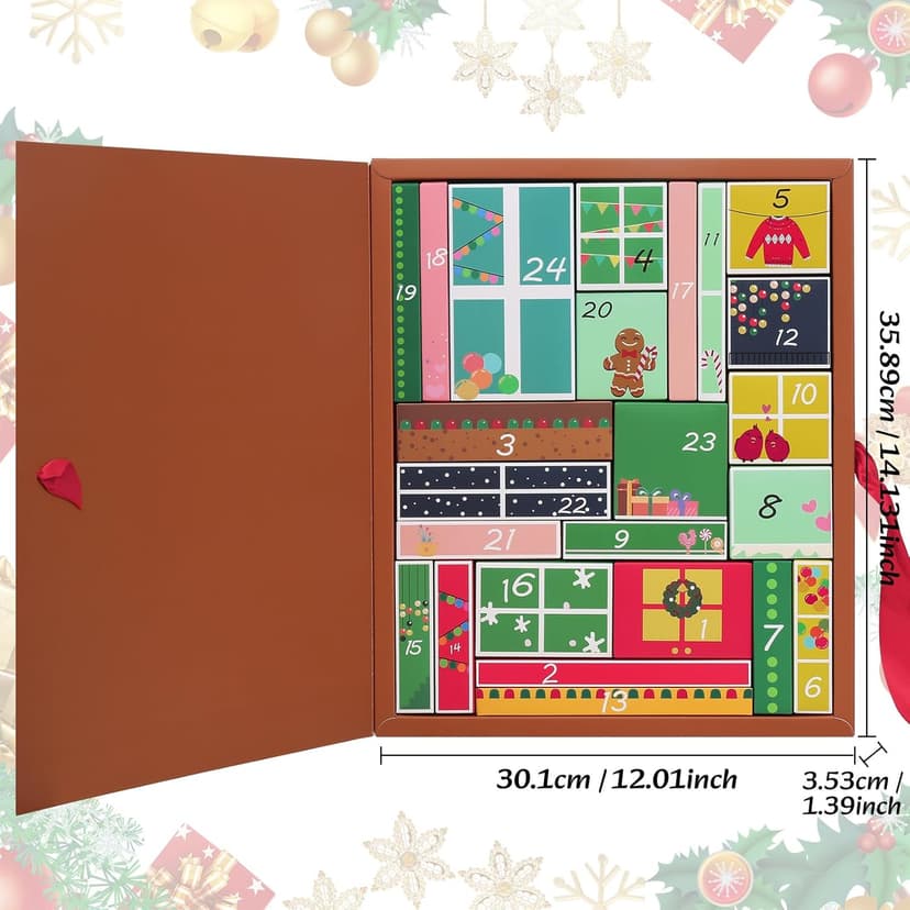 Makeup Advent Calendar 2025, 24 Days Christmas Gift Makeup Sets For Women, UCANBE 2025 Xmas Countdown Calendar Full Makeup Kits Beauty Makeup & Cosmetic For Teens, Girls Gift