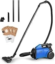 Eureka Bagged Canister Vacuum Cleaner, 3670H w/ 2bags, 3670h-blue