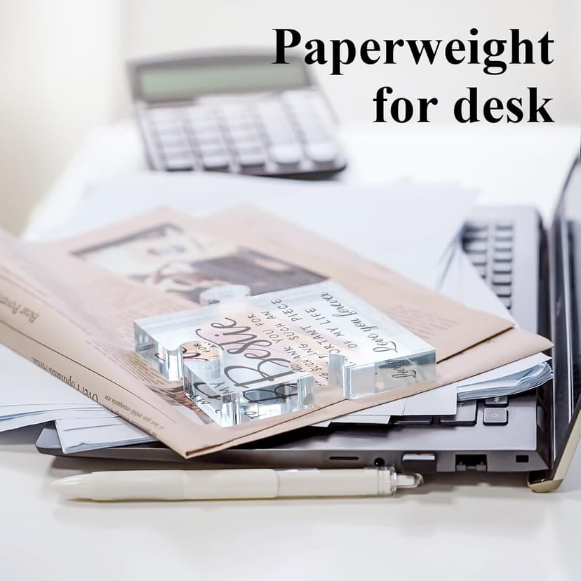 Bestie Gifts for Women Friendship - 0.6" Thickness Acrylic Puzzle & Gift Box,Gifts for Friends Female,Friend Keepsake for Women Birthday,Bff Soul Sister Work Bestie Gift for Thankgiving Present