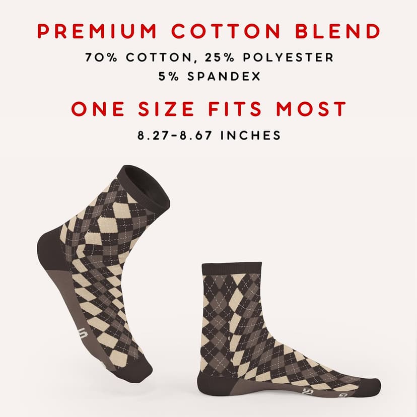 FOURSTUFF Socks for Women, Men - Socks for Grandma, Sister, Wife - Christmas Gifts for Women, Men