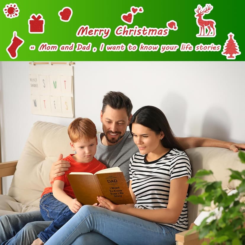 Mom And Dad I Want to Hear Your Life Story Journal (Hardcover). This Journal, Which Includes 250+ Prompt Questions, Is A Sentimental Fathers Day Gift For Dad Thanksgiving Day, Birthdays & Christmas.