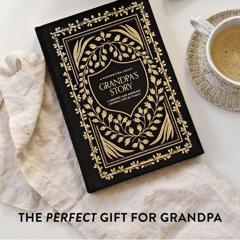 Grandpa's Story: A Memory and Keepsake Journal for My Family (Heirloom Story Books and Guided Journals)