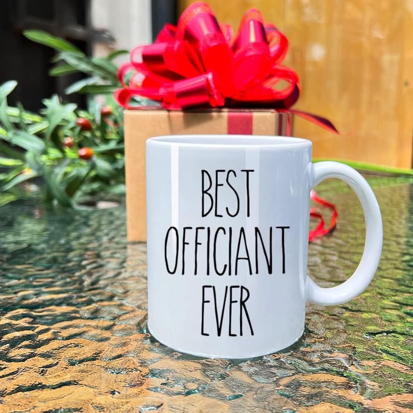 Dnuiyses Wedding Officiant Mug, Funny Wedding Registry Mugs, Best Officiants Ever Gift from Couple, Bride Groom Thank You Mug Gifts for Wedding Day, Bridesmaid Gifts, Just Married Gift for Newlywed