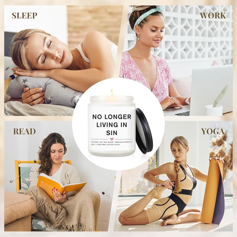 Wedding Gifts for Newlyweds, Engagement Gifts for Couples Newly Engaged, Funny Couples Present, Bride and Groom Gift, Wedding Candles