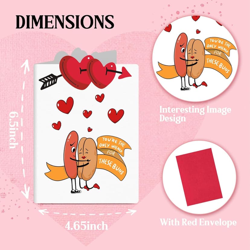 Valentines Day Card Gifts for Him Husband, Men Valentines Day Gifts, Boyfriend Birthday Anniversary Him Gift for Husband, Funny Card for Boyfriend Valentine Gift