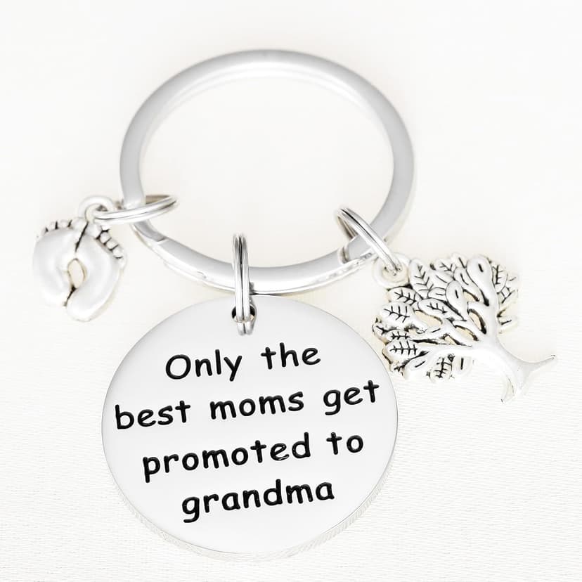 Kivosliviz New Grandma Gift Keychain Grandmother Announcement Gift First Time Grandma Gifts Key Chain