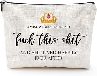 Luck This S-hit - Fun Birthday Gifts for Women - Makeup Travel Case/Bag, Anniversary Present, Commemorative/Retirement Gift