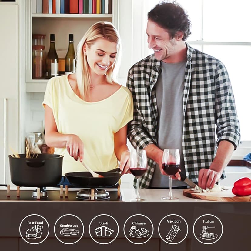 Stocking Stuffers for Men Women Adults: Steel Food Decision Dice Funny Gifts for Him Her Couple Girlfriend Boyfriend Husband Wife Christmas Anniversary Valentines Birthday Wedding Fathers Day