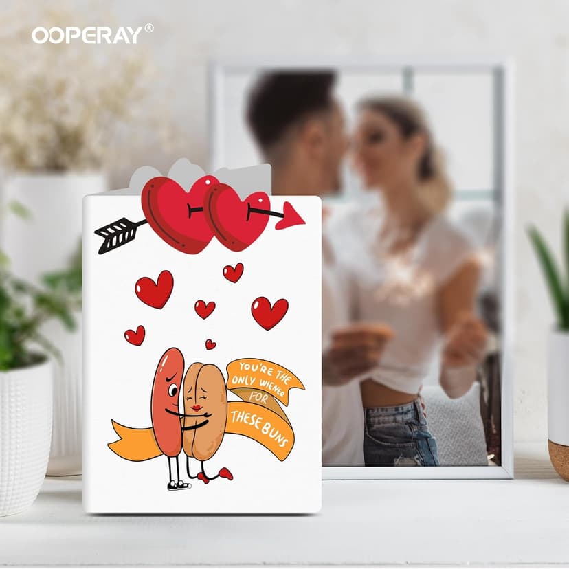 Valentines Day Card Gifts for Him Husband, Men Valentines Day Gifts, Boyfriend Birthday Anniversary Him Gift for Husband, Funny Card for Boyfriend Valentine Gift