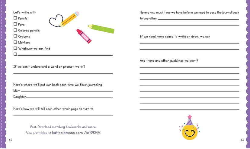 My First Mom and Daughter Journal: An activity book for girls and moms together