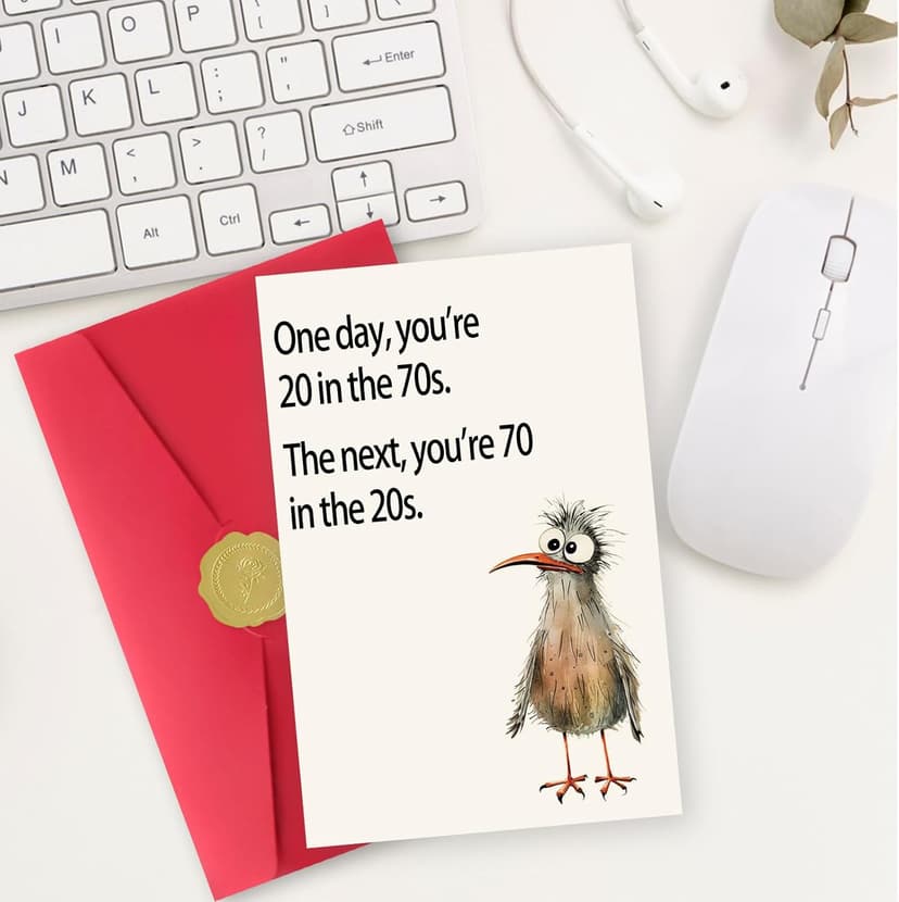 70th Birthday Card, Gifts for 70 Year Old Dad Mom, 70th Birthday Gifts for Men Women
