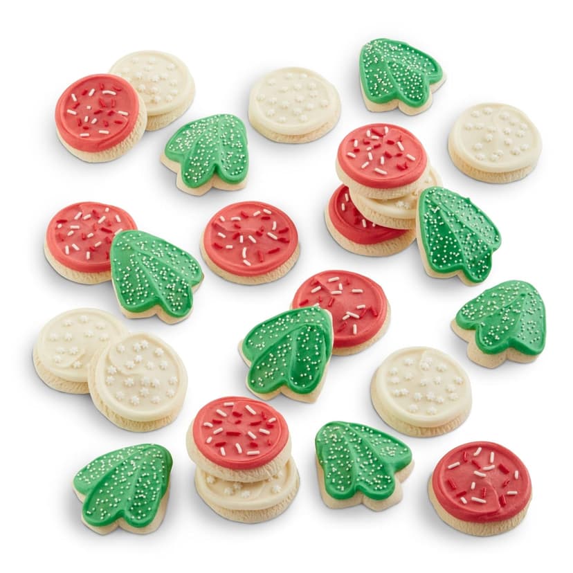 Cheryl's Cookies® Bow Gift Box with 24 Buttercream-Frosted Holiday Sugar Cookies, Individually Wrapped, Gourmet, & Fresh Delivery – Christmas Cookies, Holiday Dessert, Cookie Gift for Friends, Family, & Loved Ones