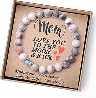 Unique Gifts for Mom - Handmade Crystal Bracelet with Meaning - Comes in Gift Box and Crystal Card