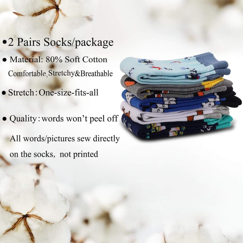 MBMSO Couples Socks Set Newlyweds Gift Socks Hubby and Wifey Est. 2025 Wedding Gift for Bride and Groom Socks Engagement Gift