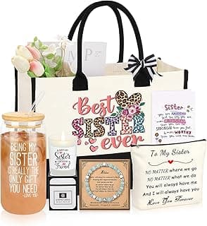 Gifts for Women Basket Set of 6, Christmas Mothers Day Birthday Gifts for Mom Grandma Sister Daughter