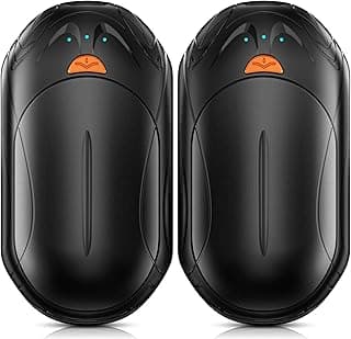 AI Hand Warmers Rechargeable 2 Pack,6000mAh Rechargeable Hand Warmer,20Hrs Long Heating Electric Hand Warmer,Portable Pocket Heater,Pocket Size Hand Warmer, Gifts for Christmas