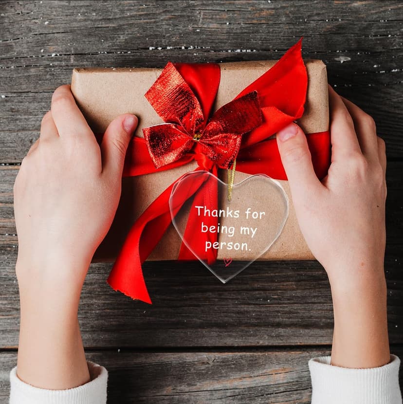 Thanks for Being My Person Gifts,Thank You GITS for Women Appreciation Gift for Friends,Crystal Hanging Ornament