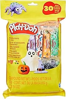 Play-Doh 30 Pack Spooky Colors, Individually Wrapped 1 Ounce Sticks for Halloween, Trick or Treat, or Fall Seasonal Arts & Crafts for Kids 2+