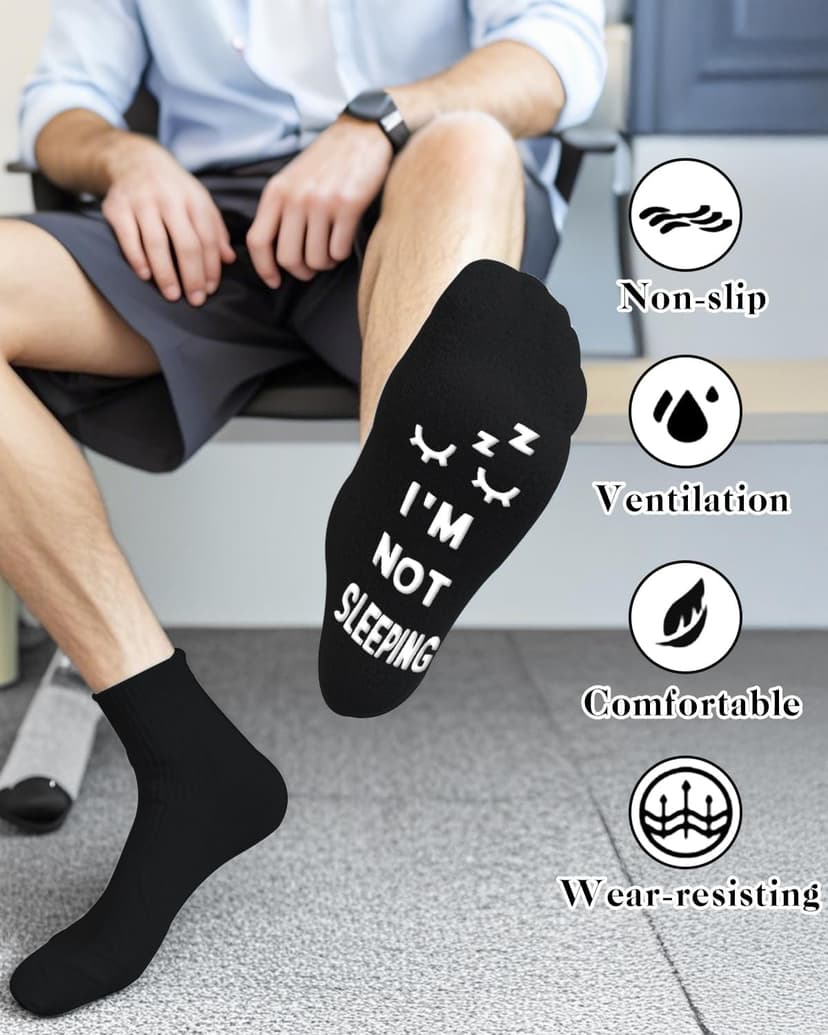 Vitery Stocking Stuffers for Men Teens Adults, White Elephant Gifts for Adults Funny Socks Christmas Essentials