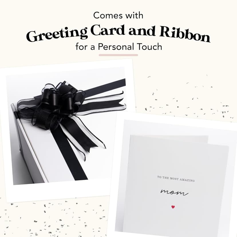 lovebug Mom Birthday Gifts - Thoughtful Gift Box for Mom with Blanket, Candle, Tumbler, Socks, Self Care Items - Get Well Soon Care Package Set - Birthday Gift Basket for Women