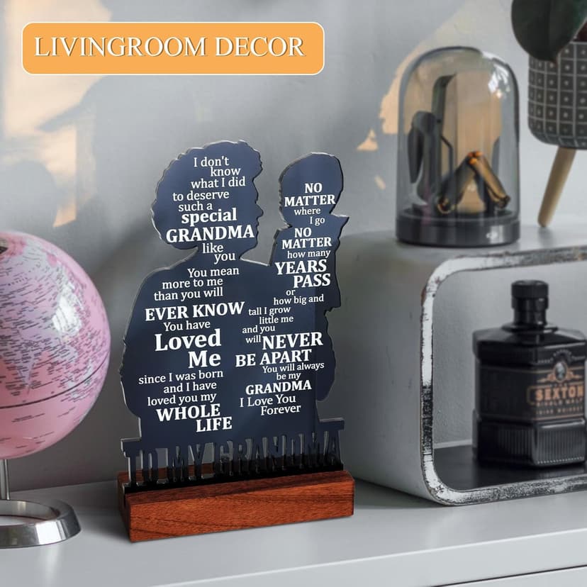 Christmas Gifts for Grandma, Valentines Day Gift for Grandma, Grandma Gifts from Grandson, Birthday Gifts for Grandma from Grandson, Mother's Day Gifts for Grandma, Best Grandma Gifts